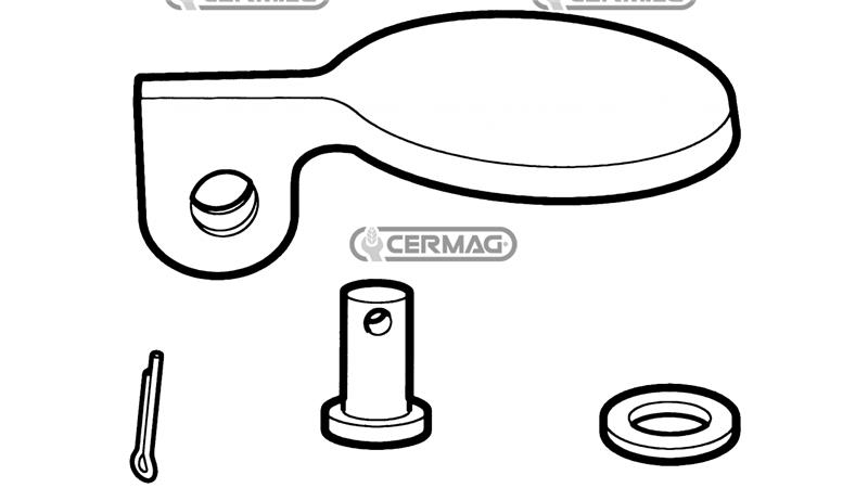POKROV ZA DUŠILEC Z ZATIČEM 46-50 MM