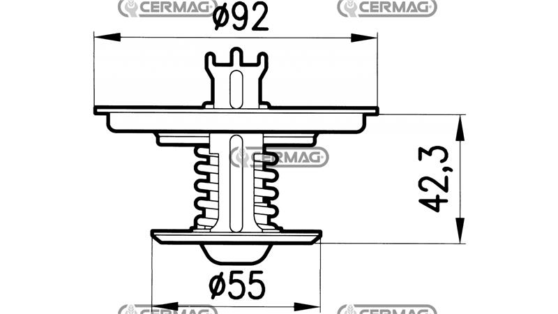 TERMOSTAT ZA MOTOR FIAT-NEW HOLLAND