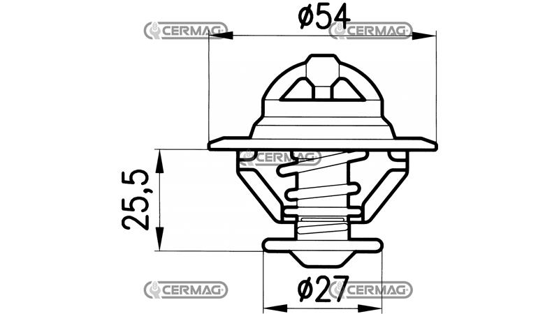 TERMOSTAT ZA MOTOR FIAT-NEW HOLLAND