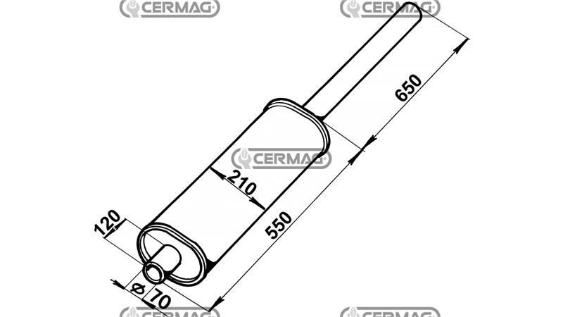 DUŠILEC LANDINI OEM - 3301158M94