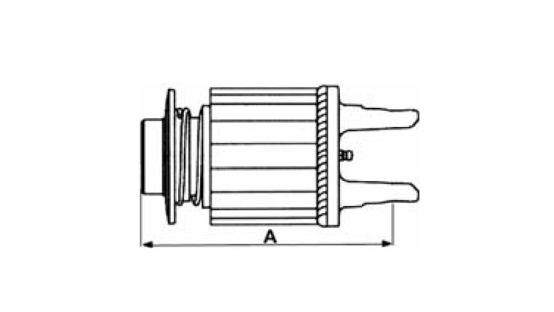 SKLOPKA Z ZATIČEM ZA KARDANE SERIJE W 2400 (1400 Nm)