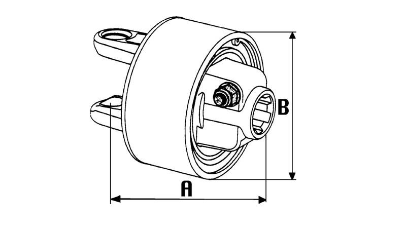 MEHANSKI OMEJEVALNIK 1” 3/4 Z6 ZA KARDANE kat. 8