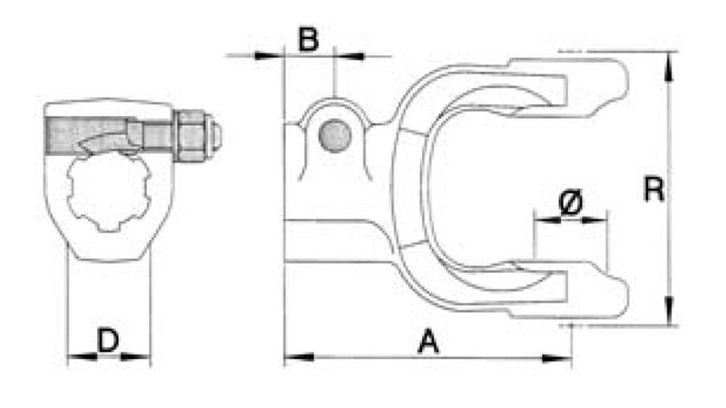 VILICE S STOŽASTIM VAROVALNIM VIJAKOM 1”3/8 Z6 kat. 5