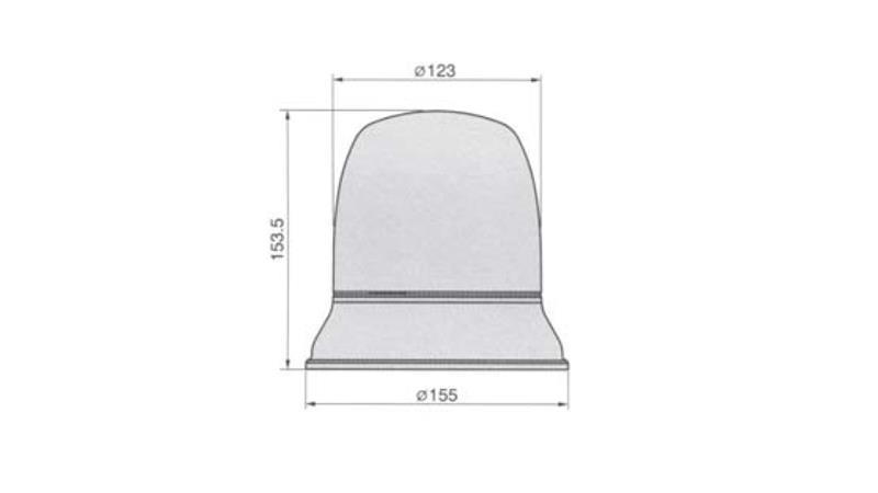 ROTACIJSKA LUČ 12V MAGNETNA