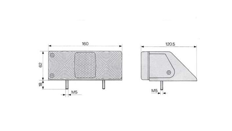 ŽAROMET ZADNJI DESNI ZA FIAT