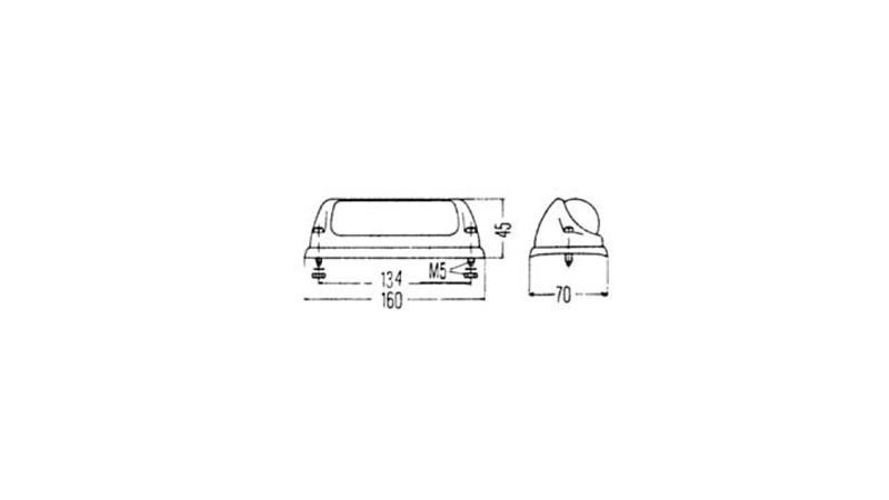 ŽAROMET   SPREDNJIH PARKIRNIH LUČI  LEVI  