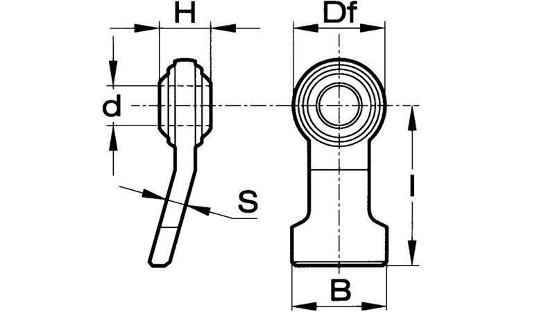 VARILNI OČESNI LEŽAJ PODALJŠANI fi 28,8/110