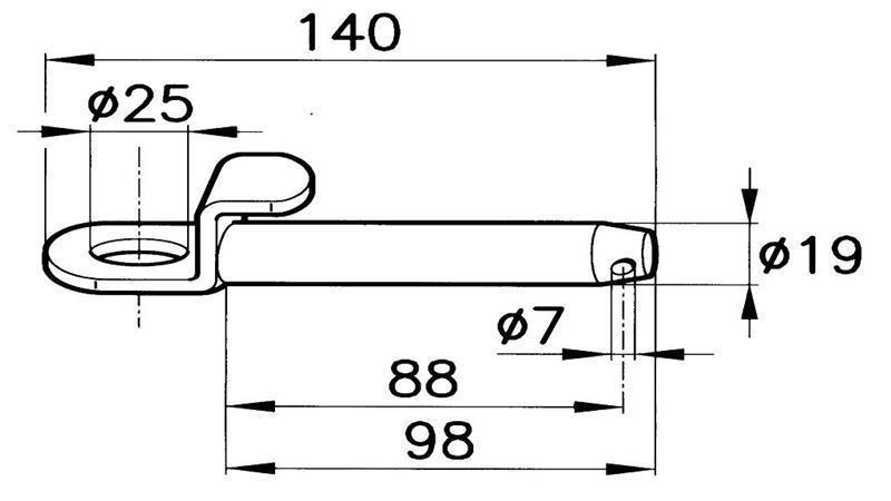 POVEZOVALNI KLIN FIAT - NEW HOLLAND fi 19