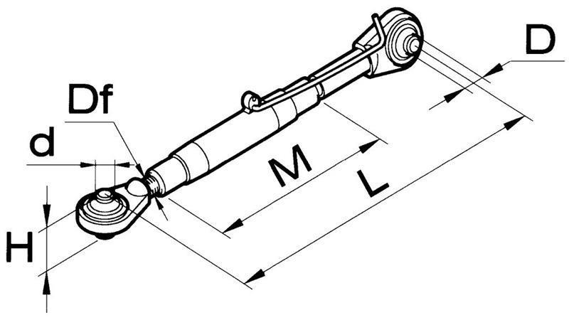 NAVOJNA POTEZNICA S STOP ROČICO 545/790mm