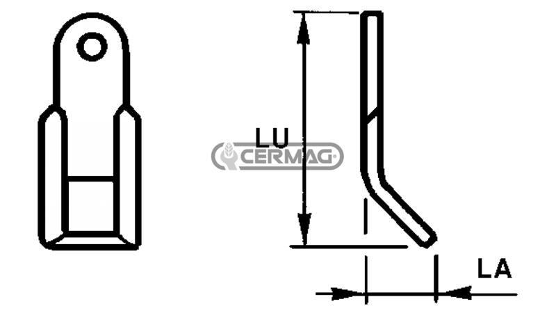 NOŽ BREVIGLIERI 65x210