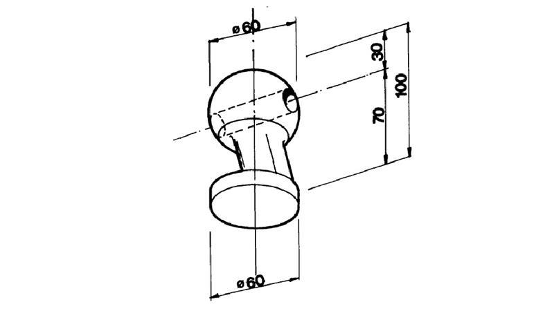 KROGLA KIPER KESONA fi 60 SPREDNJA