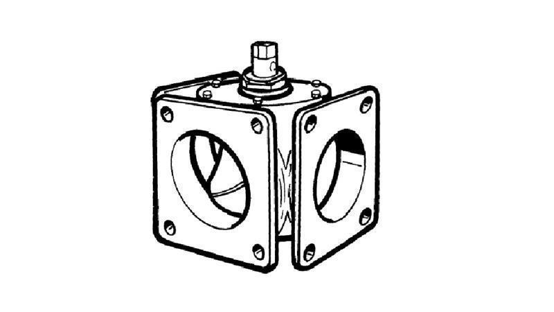 TRISTRANSKI VENTIL S PRIROBNICO 4