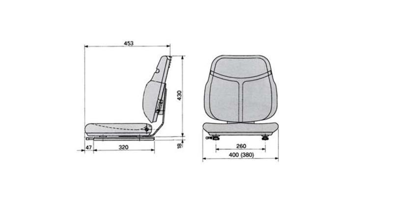SEDEŽ Z DRSNIMI VODILI SC74 IZ UMETNEGA USNJA