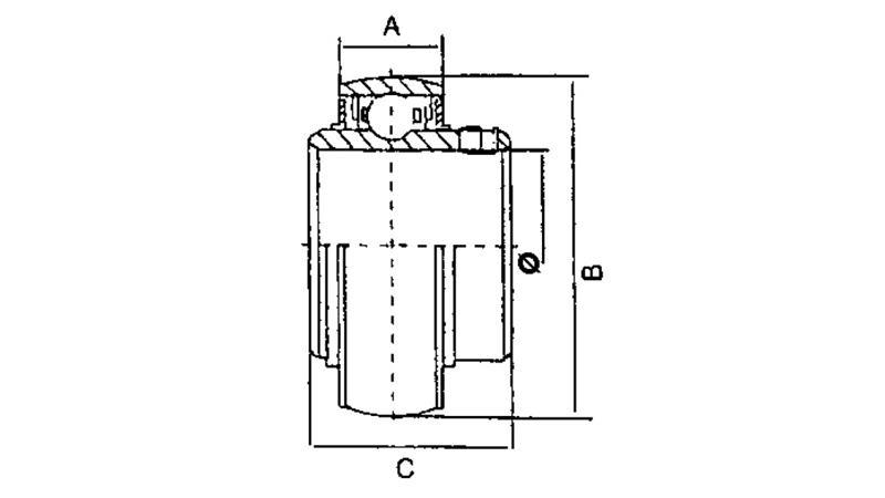 LEŽAJ UC 207 fi 35mm