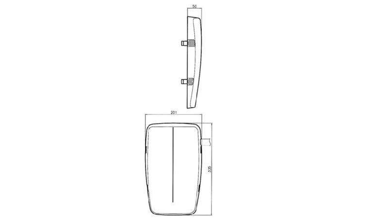 OHIŠJE ZA OGLEDALO LEVO