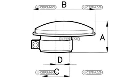 EKSCENTRIČEN POKROV ZA FILTER RUGGERINI