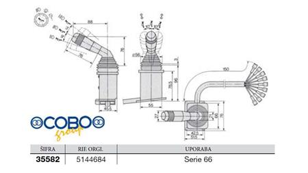 VOLANSKA ROČICA    FIAT - NEW HOLLAND Serije 66  