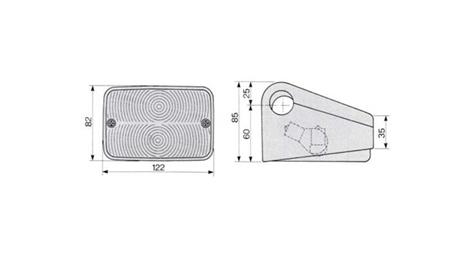 ŽAROMET SPREDNJI   LEVI ZA FIAT IN JOHN DEREE  