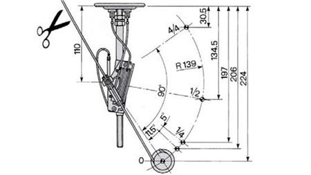 UNIVERZALNI PLOVEC GORIVA BREZ CEVI