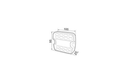 ZADNJA LUČ 3 FUNKCIONALNA 12/24V FULL LED