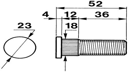 VIJAK  M16x1,5 (5kom)