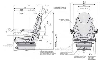 SEDEŽ Z PNEVMATSKIM VZMETENJEM M98    IZ TKANINE  