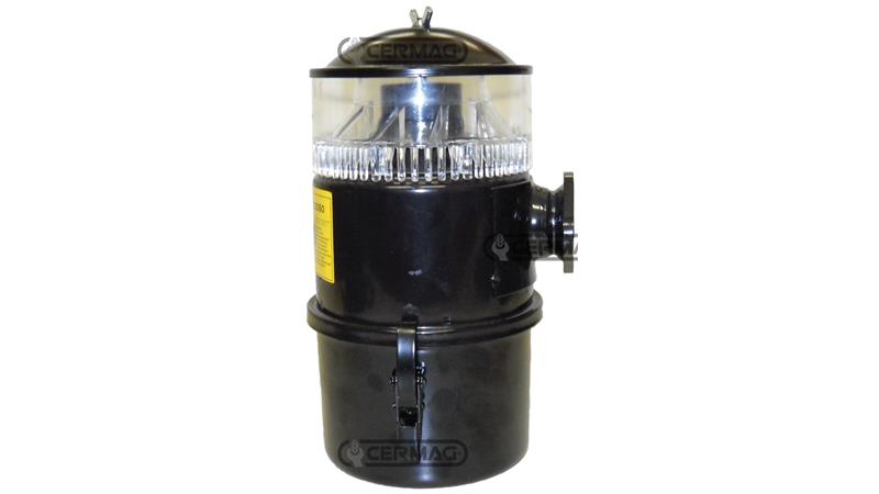 Oil-bath air filter with cyclone prefilter