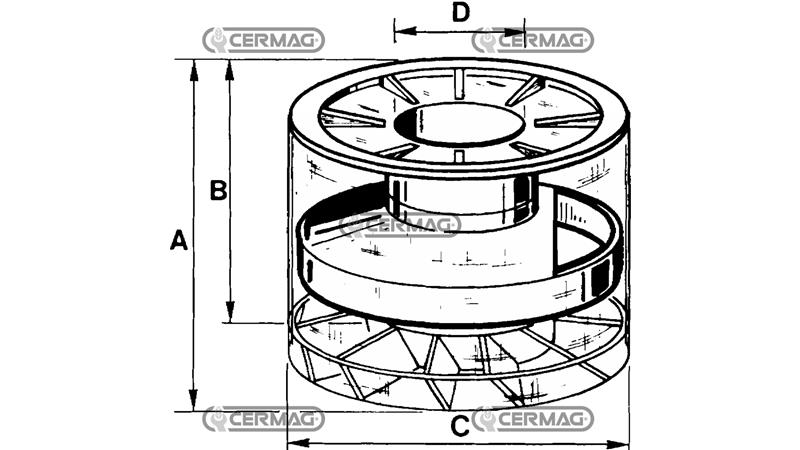 KOMPLETNI ZRAČNI PREDFILTER A-87 B-60 C-84 D-38