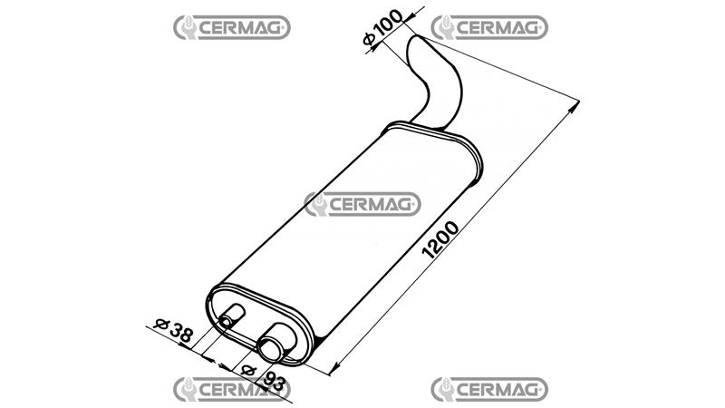 DUŠILEC OEM - 3949805