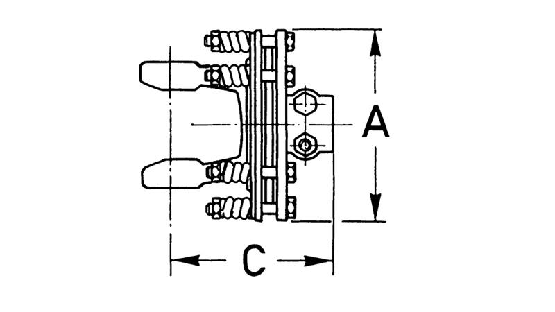 SKLOPKA    1 3/8” Z.6 ZA KARDANE kat. 5  