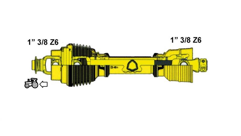 CE HOMOLOGIRANA KARDANSKA GRED    S CE POTRDILOM kat. 8 dolžine 1800mm   