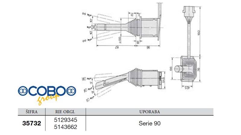 VOLANSKA ROČICA    FIAT - NEW HOLLAND Serije 90  