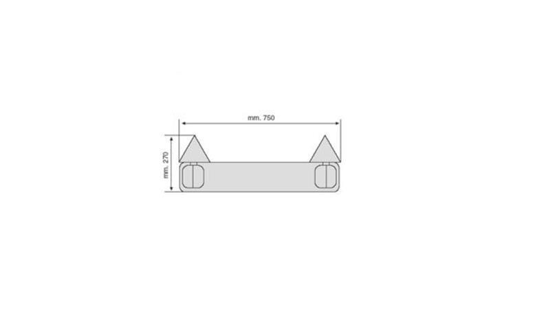 KOMPLET  ZA MALE KMETIJSKE PRIKOLICE 750mm