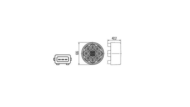 LUČ ZAVORNA    LED 12V  