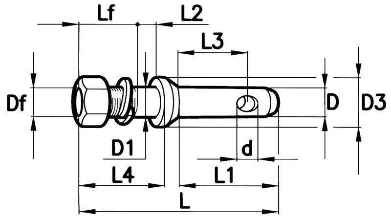 MONTAŽNI KLIN    Z NAVOJEM M 27x1,5  