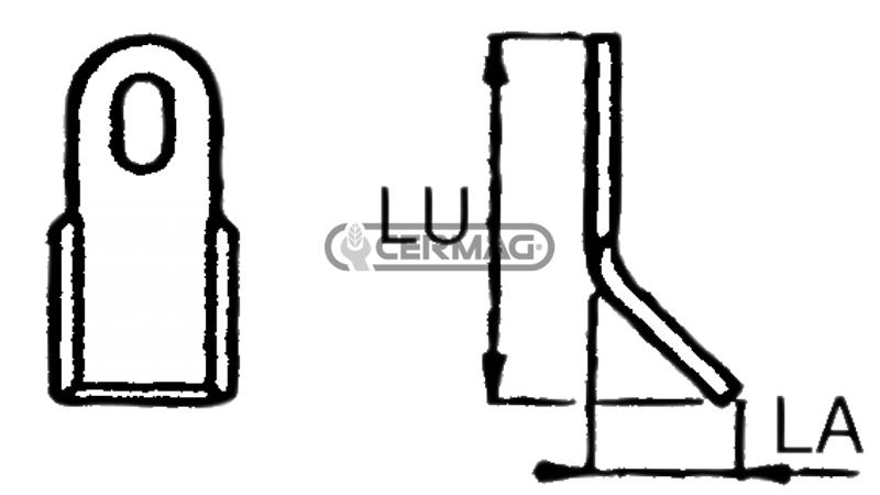 NOŽ 40x105