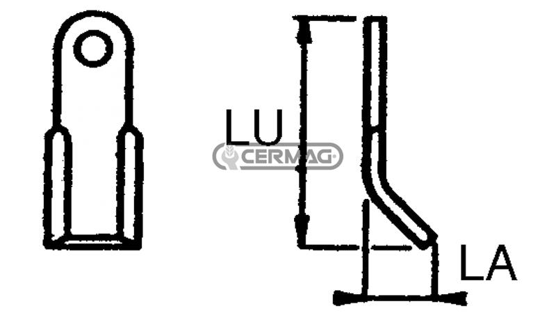 NOŽ NOREMAT 36x140