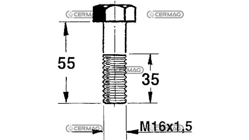 VIJAK (5kom) M16x1,5