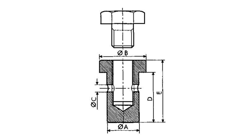 PRIKLJUČEK ZA  PLETENICO M5x8 (50kom)