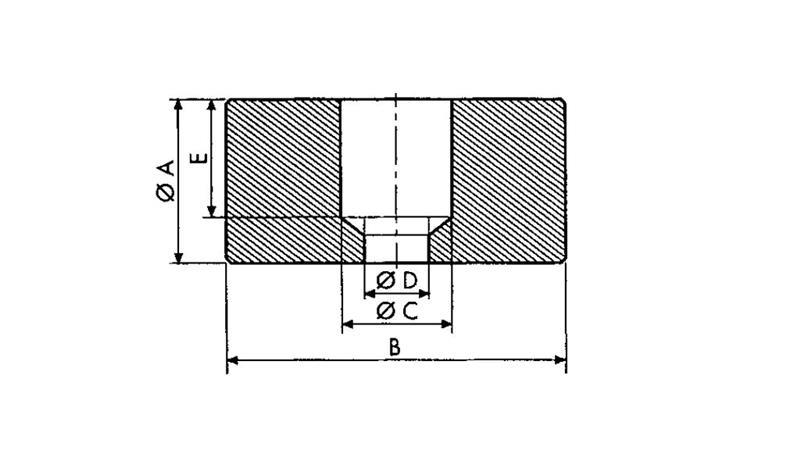 PRIKLJUČEK ZA PLETENICO  2,5/3mm (50kom)