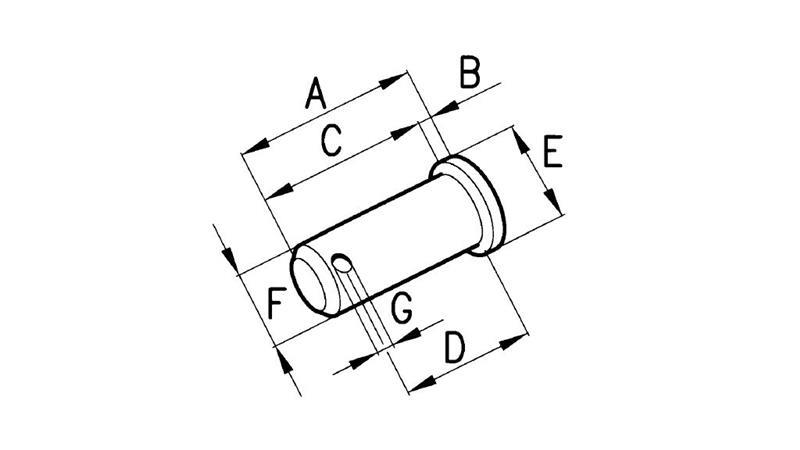 ZATIČ ZA VILICE 12 mm (10kom)