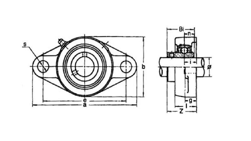 LEŽAJ UCFL 208   fi 40mm  