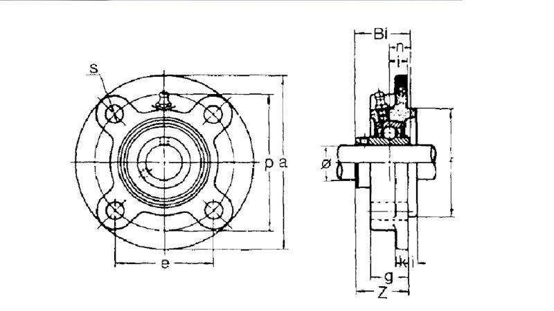 LEŽAJ UCFC 206   fi 30mm  