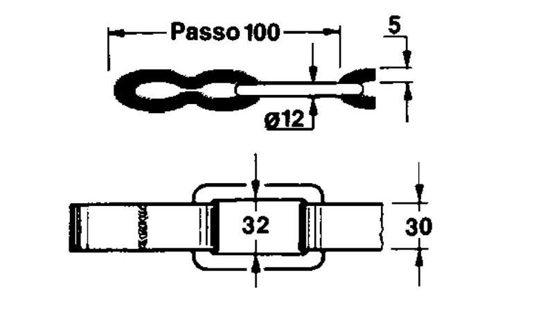 POGONSKA  VERIGA 100    10 METROV  