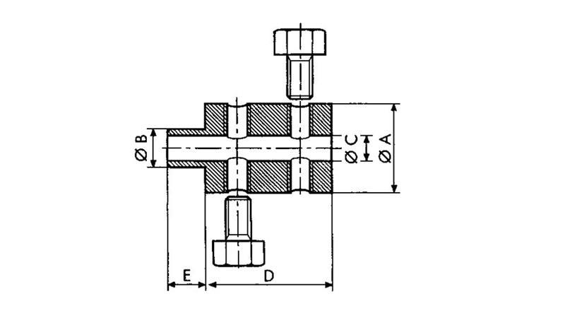 PRIKLJUČEK ZA PLETENICO M5x8 fi 4 (25kom)