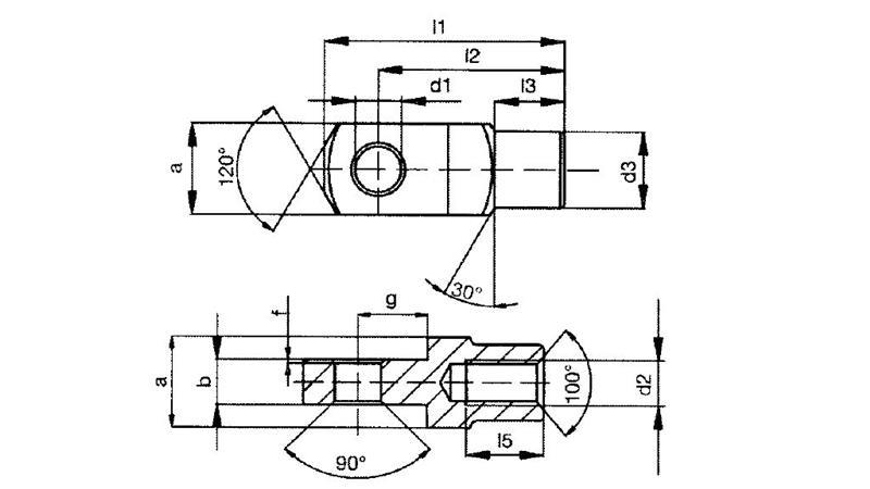 PRIKLJUČEK ZA VILICE    M10x1,5  