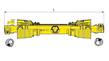 CE HOMOLOGIRANA KARDANSKA GRED    YORK kat. 10 dolžine 1200mm  