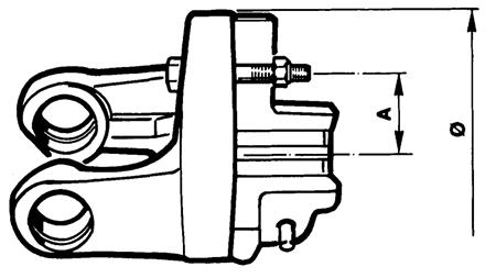 STRIŽNA SKLOPKA ZA KARDANE SERIJE    W 2100 (650 Nm)  