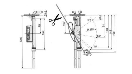 UNIVERZALNI PLOVEC GORIVA - 2 CEVI