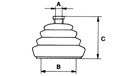 A: 14 mm
B: 85 mm
C: 75 mm